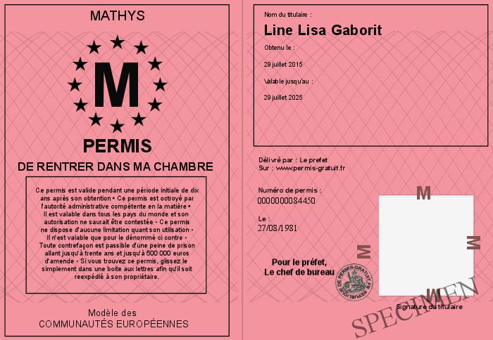 Interdit De Rentrer Dans Ma Chambre