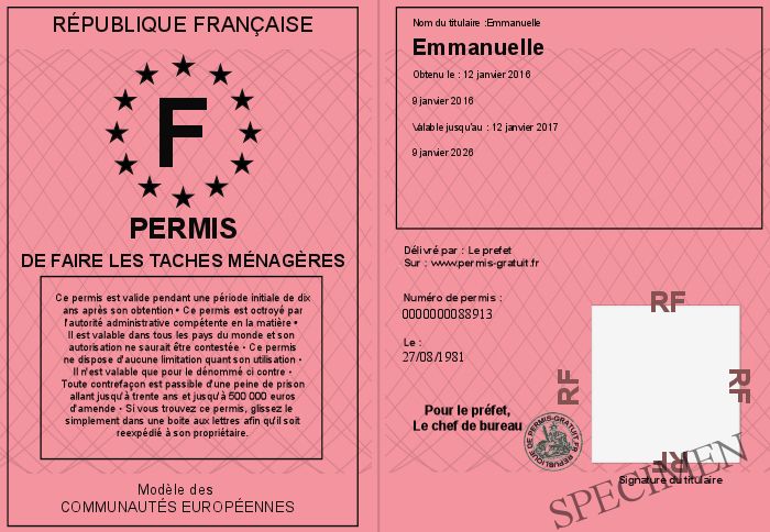 les taches menageres